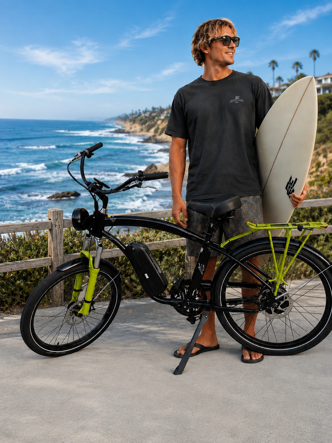 Black & Green Coastal Cruiser